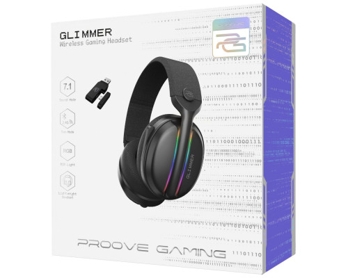 Бездротова ігрова гарнітура Proove Gaming Glimmer (APP) black 2003000254686 6901115063604