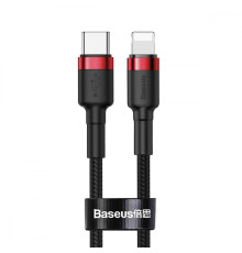 Кабель Baseus Cafule Type-C to Lightning PD 18W (1m) red/black 2001000108602 6953156297456