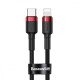 Кабель Baseus Cafule Type-C to Lightning PD 18W (1m) red/black 2001000108602 6953156297456