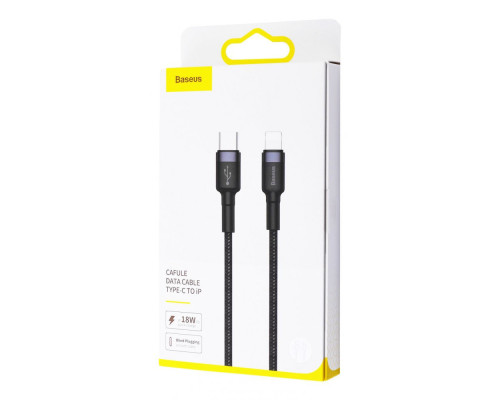 Кабель Baseus Cafule Type-C to Lightning PD 18W (1m) red/black 2001000108602 6953156297456