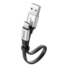Кабель Baseus Nimble Type-C 3.0A (0.23m) silver