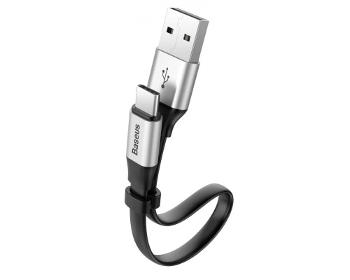 Кабель Baseus Nimble Type-C 3.0A (0.23m) silver