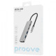Type-C-Хаб Proove Iron Link 5 in 1 (2*Type-C + 2*USB3.0 + HDMI) silver 2001001957599 6901119737679