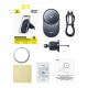 Автомобільний тримач з Бездротовим ЗП Baseus PrimeTrip VC2 Pro Qi2.2 25W black 2003000293685 6942521201426