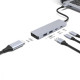 Type-C-Хаб Proove Iron Link 5 in 1 (2*Type-C + 2*USB3.0 + HDMI) silver 2001001957599 6901119737679