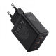 МЗП Baseus Cube Fast Charger 30W (Type-C + USB) black 2001000965168 6932172651183