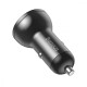 АЗП Baseus Digital Display Dual USB 4.8A Car Charger 24W dark gray