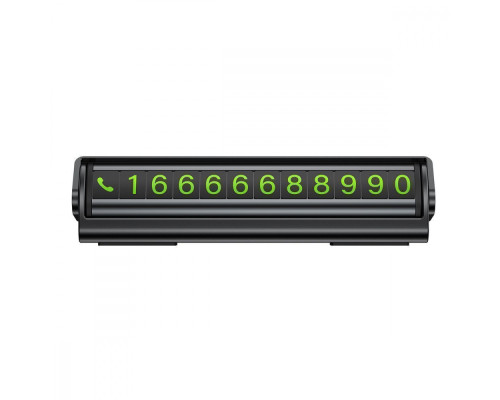 Парковочная Карта Proove Twins Parking Number Plate black