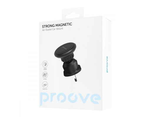 Тримач в машину Proove Strong Magnetic Air Outlet Car Mount black