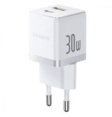 МЗП Baseus Palm Fast Charger Type-C+USB 30W white 2003000231007 6932172672485