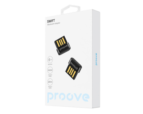 Бездротовий адаптер Proove Swift Bluetooth 5.3 black