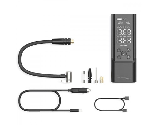 Автомобільний насос Proove Pump Assistant Pro 120W 7500mAh black 2001001847289 6900111626509