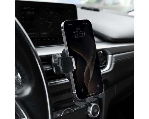 Автомобільний тримач Proove Carbon Clamp Air Outlet Car Mount black 2003000298789 6901114621188