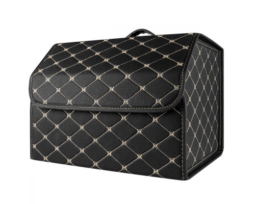 Органайзер у багажник автомобіля 40см*30см*30см black beige 2001000940783