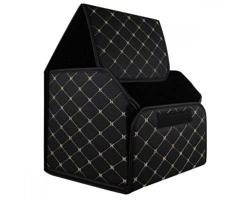 Органайзер у багажник автомобіля 40см*30см*30см black beige 2001000940783