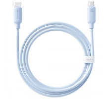Кабель Baseus Foamed Silicone Fast Charging Type-C to Type-C 100W (1m) blue 2003000288834 6932172693862