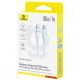 Кабель Baseus Foamed Silicone Fast Charging Type-C to Type-C 100W (1m) blue 2003000288834 6932172693862