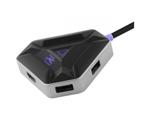 Type-C-Хаб Proove Gaming Spectre (2*USB3.0 + Type-C + PD100W + HDMI) dark gray 2003000177824 6901114161783