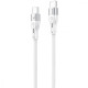 Кабель Proove Soft Silicone Type-C to Type-C 60W (2m) white 2003000247541 6901119628465