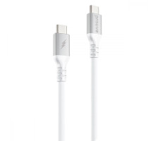 Кабель Proove ReGen Silicone Type-C to Type-C 60W (1m) white 2003000244267 6901111032482