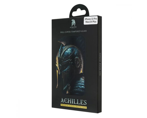 Захисне скло FULL SCREEN ACHILLES iPhone 13 Pro Max/14 Plus black