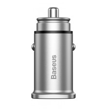 АЗП Baseus Square Metal QC 3.0 30W 2USB silver