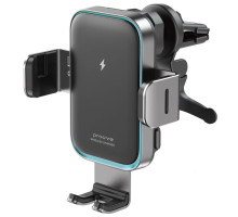 Автомобільний тримач з Бездротовим ЗП Proove Triple Clamp Pro 15W metal gray 2001001565541 6901112346502