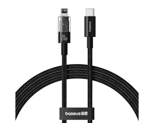 Кабель Baseus Gem Fast-Charging Data Cable Type-C to Lightning 20W 2m black 2003000172607 6932172658922