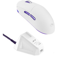 Бездротова ігрова миша Proove Gaming Superfight Wireless with charging dock white/purple 2003000318074 6901117468698