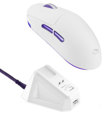 Бездротова ігрова миша Proove Gaming Superfight Wireless with charging dock white/purple 2003000318074 6901117468698
