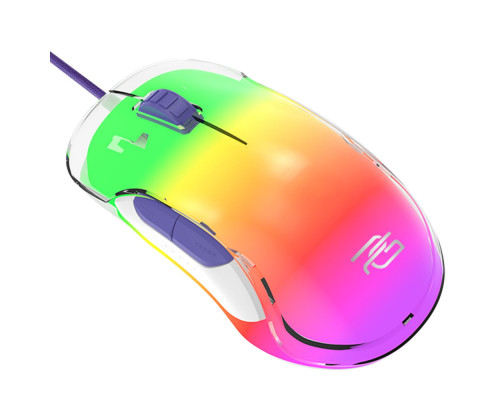 Дротова ігрова миша Proove Gaming Blaze white/purple 2003000329742 6901119651555