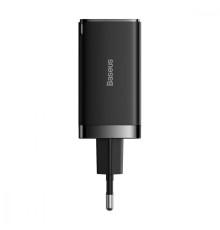 МЗП Baseus GaN5 Pro 65W (2 Type-С+USB ) + Кабель Type-C to Type-C 100W (1m) black 2001000810970 6932172617523