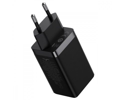 МЗП Baseus GaN5 Pro 65W (2 Type-С+USB ) + Кабель Type-C to Type-C 100W (1m) black 2001000810970 6932172617523