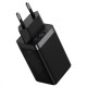 МЗП Baseus GaN5 Pro 65W (2 Type-С+USB ) + Кабель Type-C to Type-C 100W (1m) black 2001000810970 6932172617523