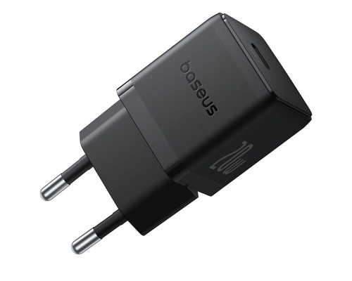 МЗП Baseus Palm Fast Charger 20W (Type-C) + Кабель Type-C to Lightning 20W (1m) black 2003000306910 6932172696696