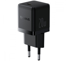 МЗП Baseus Palm Fast Charger 20W (Type-C) + Кабель Type-C to Lightning 20W (1m) black 2003000306910 6932172696696