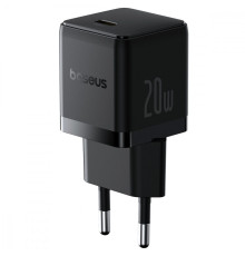МЗП Baseus Palm Fast Charger 20W (Type-C) + Кабель Type-C to Lightning 20W (1m) black 2003000306910 6932172696696