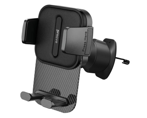 Автомобільний тримач Proove Carbon Clamp Air Outlet Car Mount black 2003000298789 6901114621188