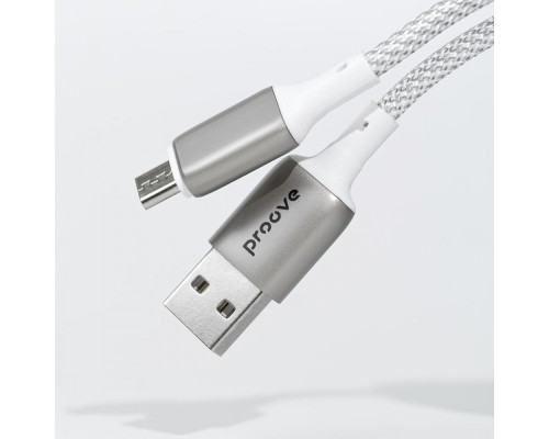 Кабель Proove Dense Metal Micro USB 2.4A (1m) black