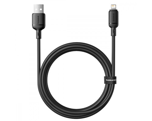 Кабель Baseus Silky Series Fast Charging Lightning 2.4A (2m) black 2003000212624 6932172668792