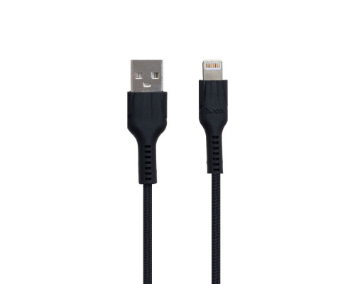 Кабель USB Hoco U31 Benay Lightning Колір Чорний 6957531053859