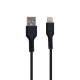 Кабель USB Hoco U31 Benay Lightning Колір Чорний 6957531053859