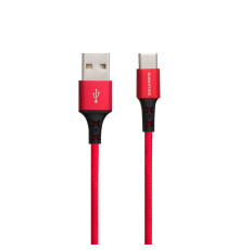 Кабель USB Borofone BX20 Type-C Колір Червоний 6931474700827