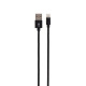 Кабель USB Hoco X35 Premium Charging Lightning 0.25m Колір Чорний