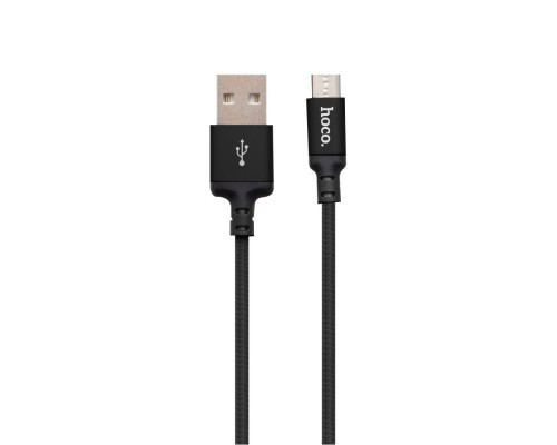 Кабель USB Hoco X14 Times Speed Micro Колір Червоно-Чорний 6957531062851