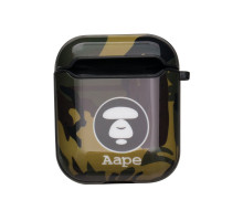 Футляр для Навушників Airpods 1/2 Glossy Brand Колір 13, Aape green 2020000141570