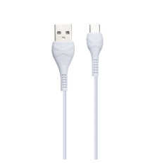 Кабель USB Hoco X37 Cool Power Charging Type-C Колір Бiлий 6931474710512