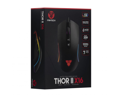 USB Миша Ігрова Fantech X16 Thor II Колір Чорний
