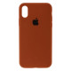 Чохол Silicone Case Full Size (AA) для iPhone X/Xs Колір 23.Pebble 2020000150800