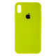 Чохол Silicone Case Full Size (AA) для iPhone Xs Max Колір 40.Shiny green 2020000148777